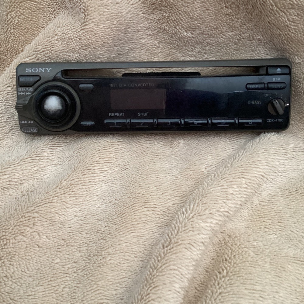 Sony FACEPLATE ONLY CDX-4180 detachable